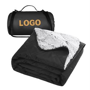 Winter Beach With Carry Bag Camping Mat Waterproof Oem Odm Thicker Fleece Factory Wholesale Tartan <b>Picnic</b> <b>Blanket</b> - Product Image 2