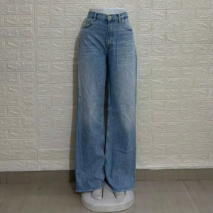 Jeans de Pierna Ancha con Degradado de Color y Cintura Alta para Mujer, Pantalones Vaqueros Holgados de Tres Tonos para Uso Diario Informal y Estilo Retro Urbano - Product Image 4