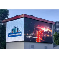 Écran vidéo LED extérieur mural en aluminium, résolution 3D couleur, P6.25