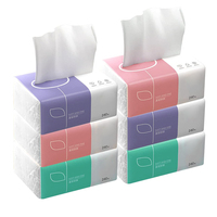 Papier mouchoir facial jetable 3 plis en pâte de bois vierge de haute qualité, doux et respectueux de l'environnement
