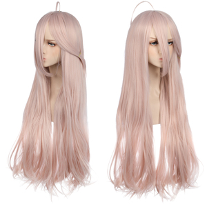 Perruque synthétique rose clair Ainizi 90 cm, Danganronpa: Trigger Happy Havoc, rôle d'<span class=keywords><strong>Iruma</strong></span> Miu, perruque de cosplay pour femmes - Product Image 5