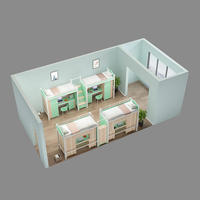 XIGYC-003 Table de lit étudiante moderne personnalisable avec armoire intégrée, lit superposé surélevé en fer pour dortoir, chambre double économique, appartement