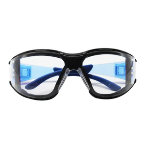 ANSI Z87.1 Foam Padded <strong>Safety</strong> <strong>Glasses</strong> with Foam Lining and Rubber Leg Anti-fog - Product Image 2