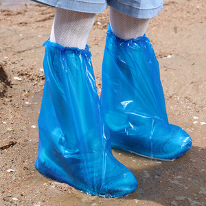 Diskon besar penutup sepatu anak-anak antiair portabel antifouling kelinci lipat universal tebal kartun dinosaurus - Product Image 2