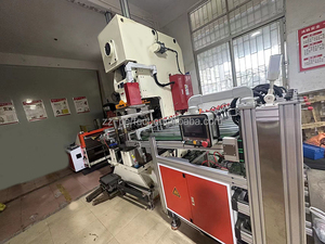 Enkele Holte Volledig Automatische Zware Takeaway Voedsel Wegwerp Aluminium Zilver Folie Platen Container Making Machine - Product Image 6