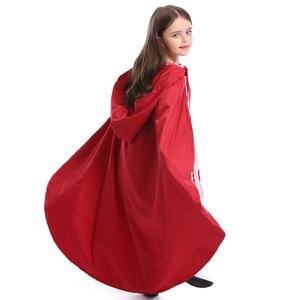 XJ Game - Costume de Cosplay - <span class=keywords><strong>Histoire</strong></span> de contes de fées - La Vieille Sorcière dans la Forêt - <span class=keywords><strong>Le</strong></span> <span class=keywords><strong>Petit</strong></span> <span class=keywords><strong>Chaperon</strong></span> <span class=keywords><strong>Rouge</strong></span> - Cape de Performance - Manteau - Product Image 4