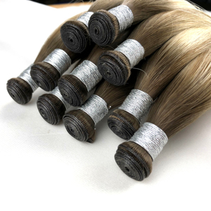 Extensiones de Cabello Ruso Virgen 100% Humano de Doble Trama, Precio de Fábrica Ruikang Genius Weft - Product Image 2