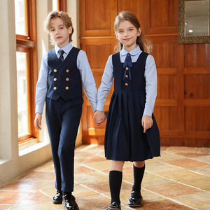Uniforme scolaire personnalisé pour élèves du primaire, nouvelle collection automne, tenue unisexe style collège, costume de chorale, pour la maternelle - Product Image 1