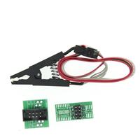 BSSY)SOIC8 SOP8 Clip de prueba para EEPROM 93CXX/25/24 Programación en circuito en programador USB TL866CS A EZP2010