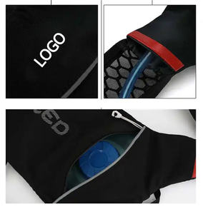 Gilet d'hydratation tactique léger et tendance pour le cyclisme et les sports de plein air, sac à dos imperméable avec poches à eau pour vélo, fermeture éclair, style mode - Product Image 3