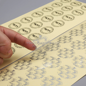 Custom <strong>Printed</strong> Full Color Transfer Sticker Waterproof Adhesive <strong>Transparent</strong> Clear Logo <strong>Labels</strong> for Packaging Plastic Material - Product Image 6