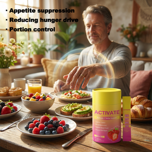 Suplemento Herbal en Polvo con Sabor <span class=keywords><strong>a</strong></span> Fresa y Matcha, Prebiótico, <span class=keywords><strong>Magnesio</strong></span>, 5-HTP, Mejora la Inmunidad, Digestión, Concentración y Memoria en Adultos - Product Image 3