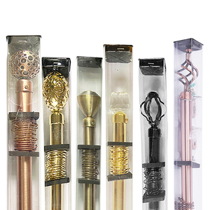 Tringles à rideaux longues en métal de luxe <span class=keywords><strong>Tringle</strong></span> à rideaux <span class=keywords><strong>extensible</strong></span> de douche réglable - Product Image 5