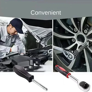 Ensemble d'outils professionnels de réparation de voiture à domicile de 46 pièces meuleuses à poignée en plastique perceuses tournevis plus-OEM étui rigide personnalisable <span class=keywords><strong>GOF</strong></span> - Product Image 5