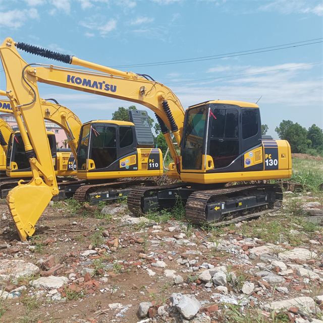 Низкая цена, японский бренд KOMATSU PC130, экскаватор, землеройная машина, экскаватор, строительная машина для продажи