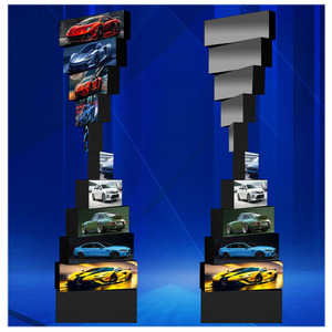 Pantalla Mecánica Giratoria Multifuncional de 360° °   Pantalla LED de 900cd de Doble Cara, Letrero Dinámico, Pantalla Promocional Comercial - Product Image 2