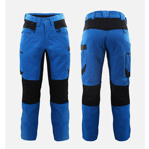 Il lavoro idraulico elettrico tedesco personalizzato indossa <span class=keywords><strong>pantaloni</strong></span> <span class=keywords><strong>Cargo</strong></span> da uomo Multi tasca <span class=keywords><strong>pantaloni</strong></span> neri <span class=keywords><strong>pantaloni</strong></span> della tuta intrecciati tinti in filo regolare - Product Image 5