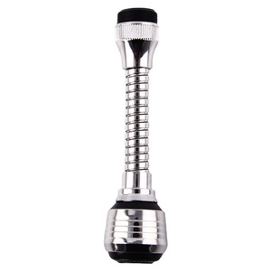 Robinet de cuisine moderne anti-éclaboussures avec filtre aérateur et tête de pompe, raccord universel <span class=keywords><strong>d</strong></span>'extension de bec pour évier - Product Image 5