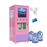 Penjualan langsung Pabrik YISO, Mesin Penjual Otomatis Deterjen Laundry Pintar 24 Jam, Kios Dispenser Cairan