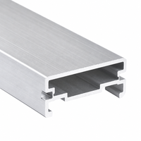 Plaque de pression en aluminium DeXin 6063 T5 40x20 Série 6000 pour mur-rideau avec service de découpe pour façade vitrée de bâtiment