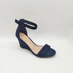 Elegantes Sandalias de Plataforma con Tiras en el Tobillo y Punta Abierta de Ante para Mujer, Estilo Espadrille, Transpirables, para Exteriores, para el Verano - Product Image 4