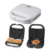 Machine à gaufres aux noix électrique, mini-appareil automatique pour pain aux noix, fer à sandwich, grille-pain, plaque de cuisson pour petit-déjeuner, four