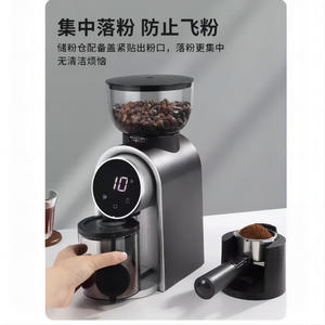 Molinillo de grano de café comercial de hoja de acero inoxidable de estilo italiano eléctrico pequeño espesor ajustable uso doméstico plástico - Product Image 5