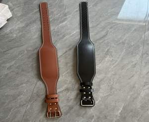 Cinturón de Cuero de Alta Calidad para Levantamiento de Pesas, con Soporte Lumbar y Logotipo Personalizado, para Fitness y Fisicoculturismo - Product Image 4