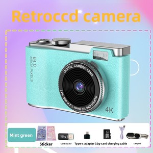 กล้องเด็กสุดเทรนดี้สไตล์เรโทร 4K HD พร้อมหน้าจอหมุนได้ 3.0 องศา และระบบ AI Beautification สำหรับเด็ก - Product Image 6