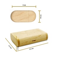 Boîte à album photo en bois de noyer, clé USB 3.0, gravure personnalisée du logo, cadeaux de mariage, emballage en bois