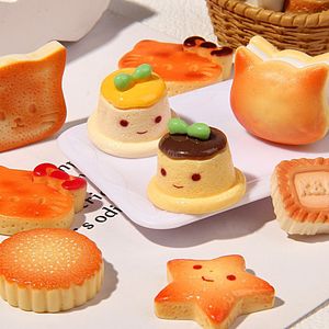 Nouveaux breloques pour coque de téléphone en résine, motifs de simulation de nourriture (biscuits, poudings, tartes, chocolats), accessoires DIY pour maison de poupée - Product Image 6