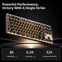 Clavier mécanique de jeu ATK Hex80, clavier filaire à commutation à chaud, Gasket, RGB, 8000Hz, RT 0.005mm, aluminium personnalisé, e-sport