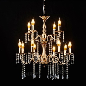 Décorations <span class=keywords><strong>de</strong></span> centre <span class=keywords><strong>de</strong></span> table <span class=keywords><strong>de</strong></span> mariage en gros, lustre en cristal, éclairage <span class=keywords><strong>de</strong></span> luxe, bougies suspendues plaquées or, luminaires <span class=keywords><strong>de</strong></span> plafond - Product Image 3