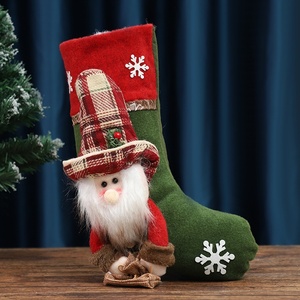 New Cloth <strong>Christmas</strong> Ornaments Santa <strong>Stockings</strong> Gift Bags <strong>Christmas</strong> Tree Decorations <strong>Candy</strong> <strong>Stockings</strong> Festive Holiday Decor - Product Image 3