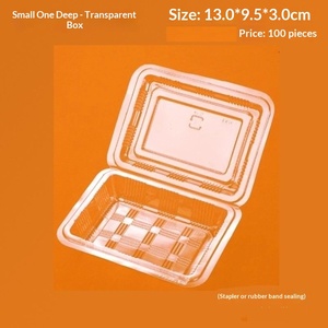 กล่องพลาสติกใสแบบใช้แล้วทิ้งสำหรับใส่ขนมเส้นทอด ขายส่งสำหรับร้านค้าและร้านอาหาร - Product Image 4