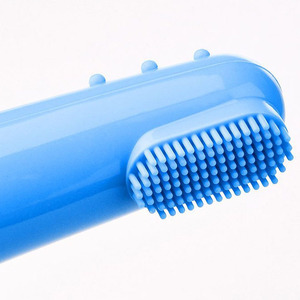 <span class=keywords><strong>Cepillo</strong></span> para quitar manchas de los dientes, cerdas de silicona para gatos y perros pequeños, fácil de llevar - Product Image 5