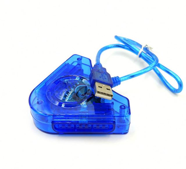 2024R for Ps2 Controller to Pc Usb Converter Adapter USB Game Controller for Ps2 to Usb Gamepad Converter