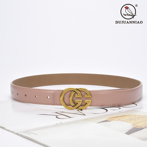 Thắt lưng nữ da bò thật <span class=keywords><strong>GG</strong></span> cổ điển, đa năng, trang trí, kiểu dáng mới dành cho người nổi tiếng trên mạng - Product Image 3