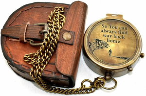 Brújula de regalo de Navidad para campistas domésticos Pantalla de esfera grabada con puntero para que siempre pueda encontrar su camino de regreso al hogar Regalo - Product Image 2