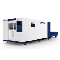 Machine de découpe laser métallique intelligente entièrement fermée à double table Han's Laser 3015