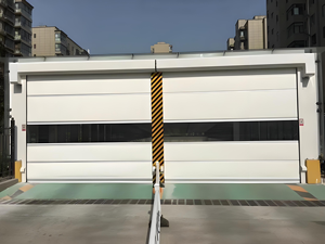 Industrial <strong>Design</strong> Automatic Warehouse Workshop High Speed Transparent PVC Rolling Shutter Door Fabric Roller Door <strong>Factory</strong> - Product Image 3