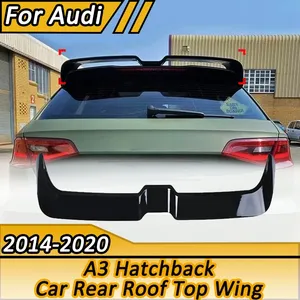 สปอยเลอร์หลังคาสำหรับรถยนต์ A3 Hatchback ปี 2014-2020 ปีกหลังแบบติดตั้งถาวร ชุดแต่งตกแต่งภายนอก - Product Image 1