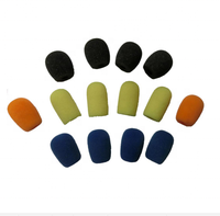 Couvre-microphones jetables en mousse 30*20*8MM Forme ronde Mini microphone pour casque Éponge