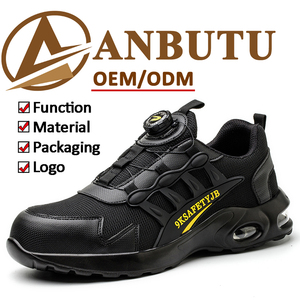 Scarpe da costruzione antiscivolo a prova di pugnalata da esterno con testa in acciaio scarpe di sicurezza comode da uomo resistenti all'usura - Product Image 1