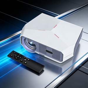 Mini <span class=keywords><strong>projecteur</strong></span> de cinéma maison 4800 lumens, résolution native 1080p Full HD, modèle LCD LED A4300 - Product Image 1