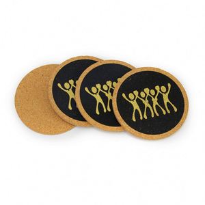 Sous-verres en liège écologiques personnalisés avec logo, souvenirs, sous-verres pour boissons, impression photo - Product Image 3