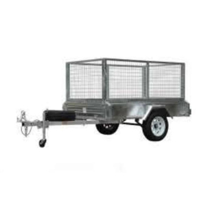 Remorque 7x4 avec Cage et bâche - Product Image 1