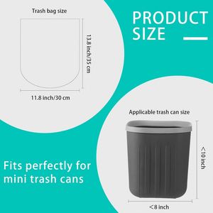 Vente flash - Sacs poubelle noirs en HDPE/LDPE, sacs poubelle résistants, sacs poubelle de 55 gallons - Product Image 3