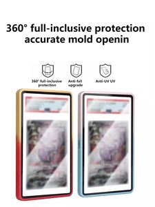 Estuche magnético de aluminio de color degradado para protección de tarjetas graduadas - Product Image 6