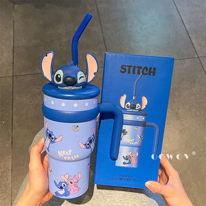 <span class=keywords><strong>Bouteille</strong></span> d'eau isotherme <span class=keywords><strong>Disney</strong></span> Cartoon avec couvercle à paille, <span class=keywords><strong>thermos</strong></span> grande capacité pour enfants - Product Image 6